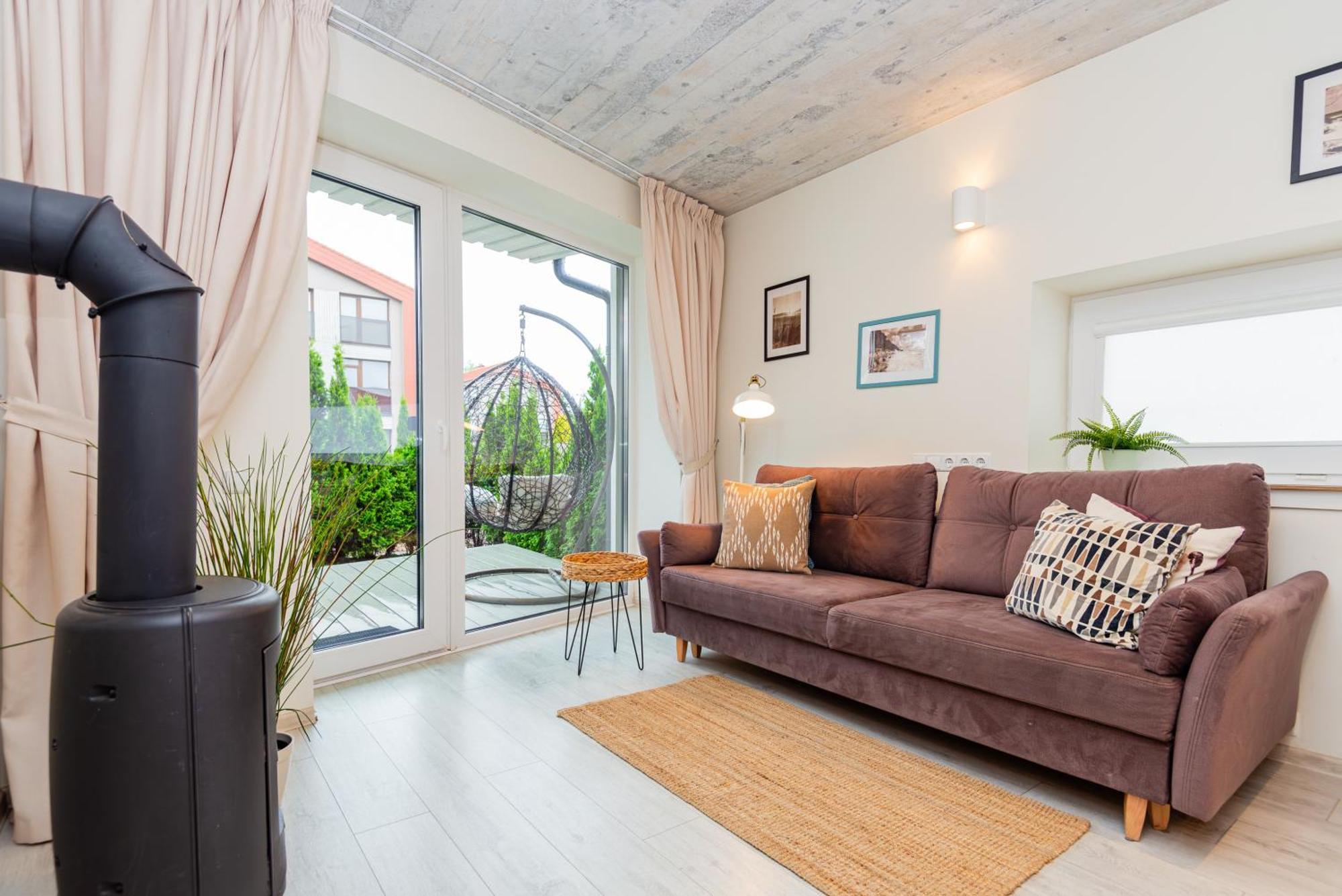 Zalia Kopa Apartamentai Salia Juros Palanga Exterior photo